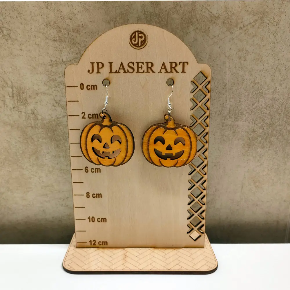 Boucles d'oreilles halloween, boucles d'oreilles en bois, halloween, jp laser art, 6