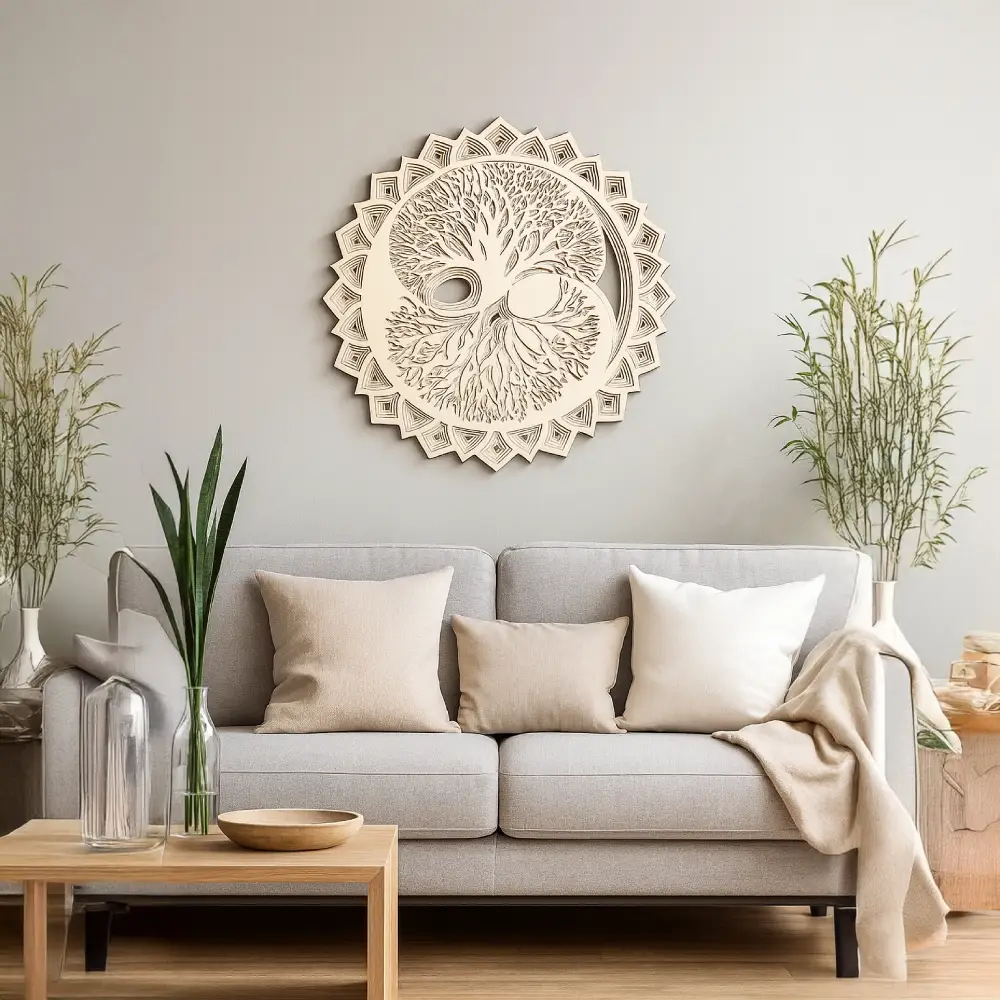 Arbre de vie multicouches, arbre de vie 3d, jp laser art, 3