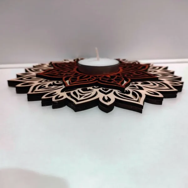 Photophore noel, photophore bois, photophore mandala, jp laser art, 3