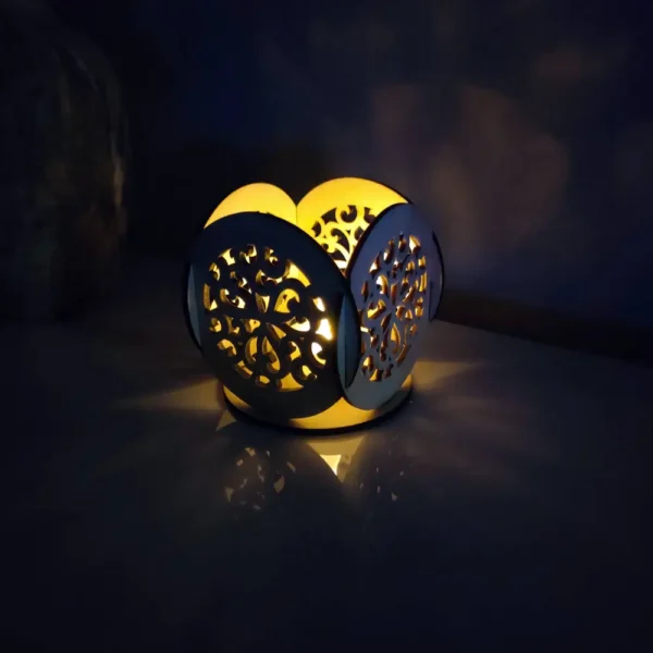 Photophore noel, photophore en bois, jp laser art, 11