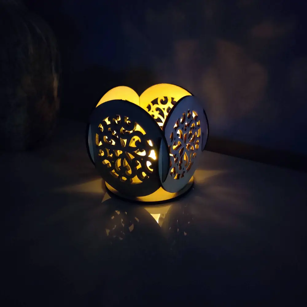 Photophore noel, photophore en bois, jp laser art, 11