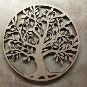 Arbre de vie en bois, déco murale