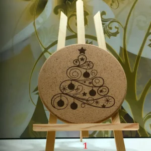 Dessous de plats en liège, collection de Noël