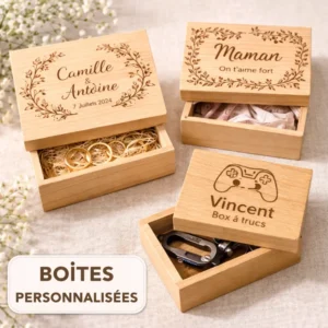 boîtes personnalisées