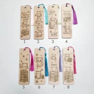 Marque pages série  » Chat&rsquo;pitres « 