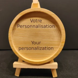 Sous verres en bambou personnalisables
