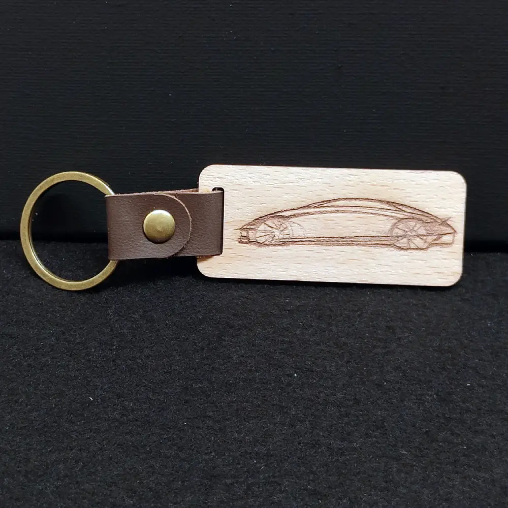 Porte clé en bois personnalisé, jp laser art,