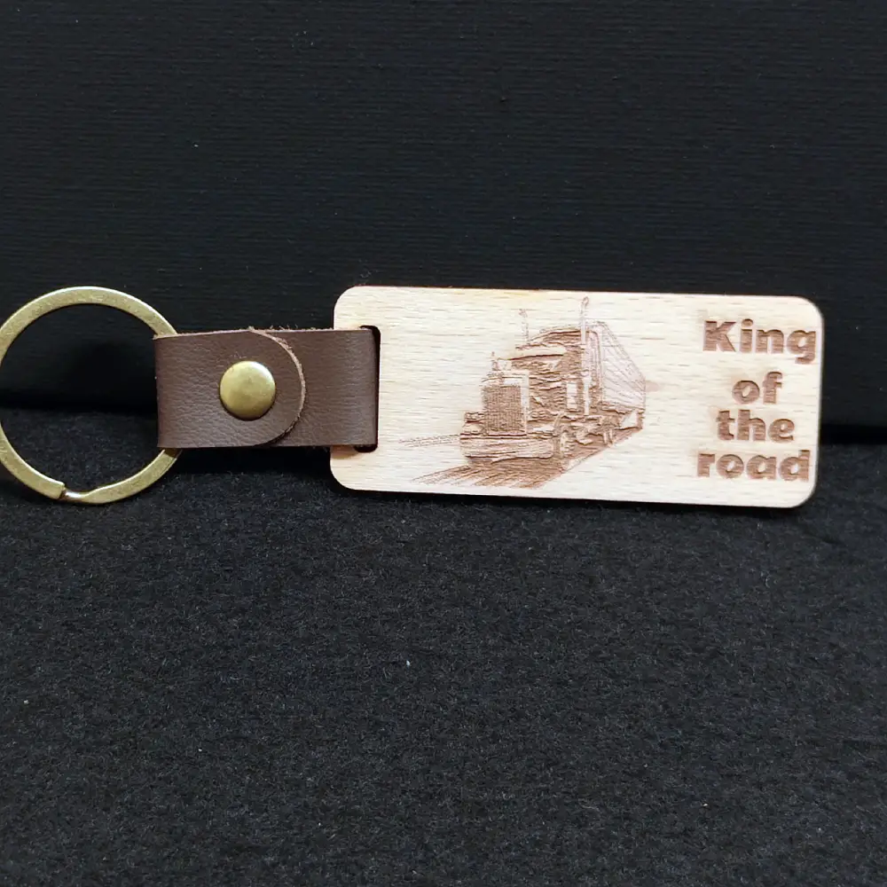 Porte clé en bois personnalisé, jp laser art,